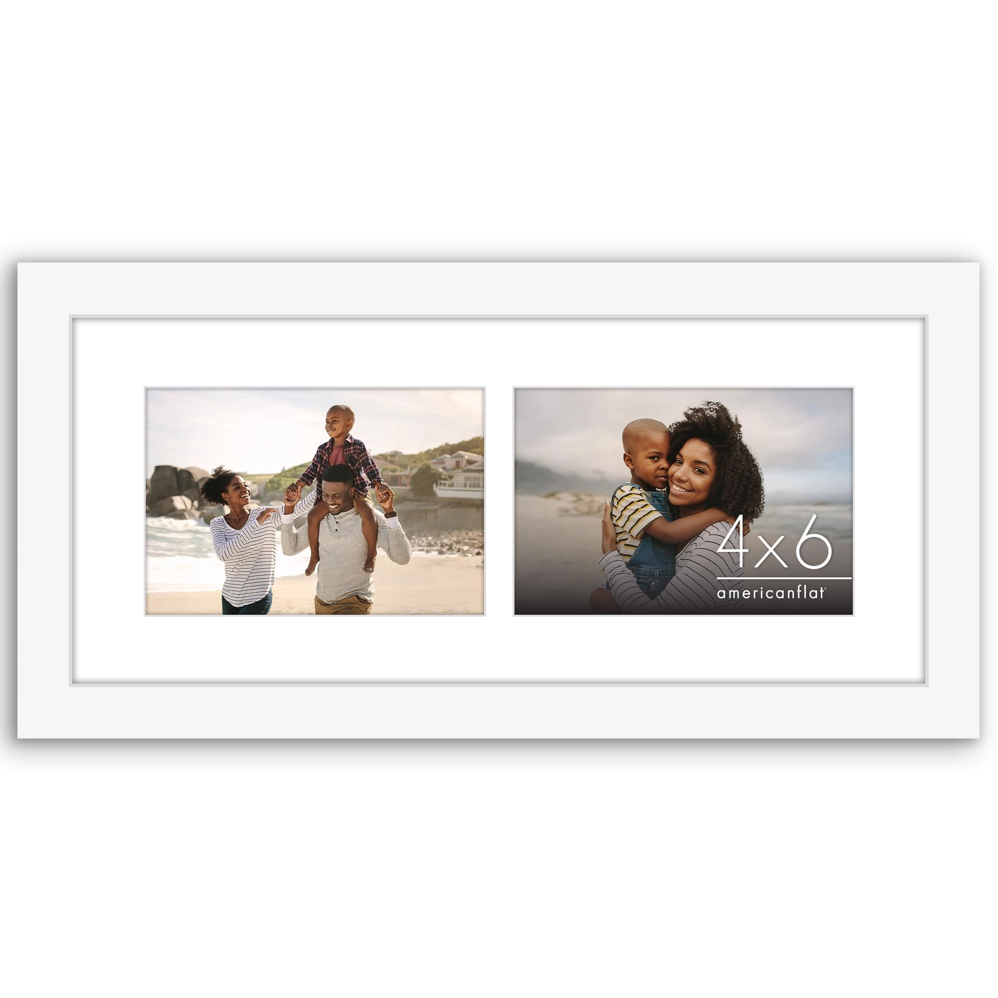 Hinged Double Picture Frame - 4X6 2
