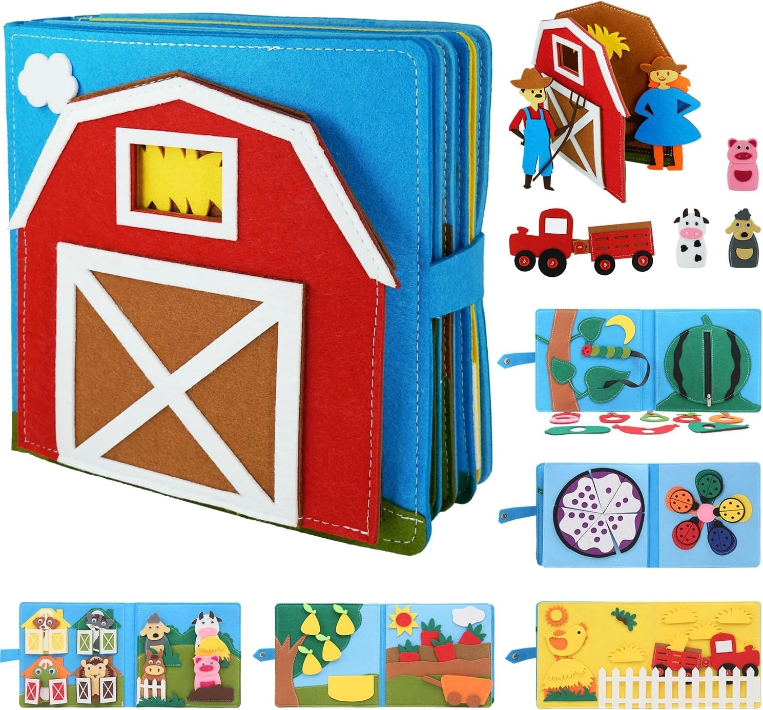 AM ANNA Montessori Busy Book - 36 months - 10 years