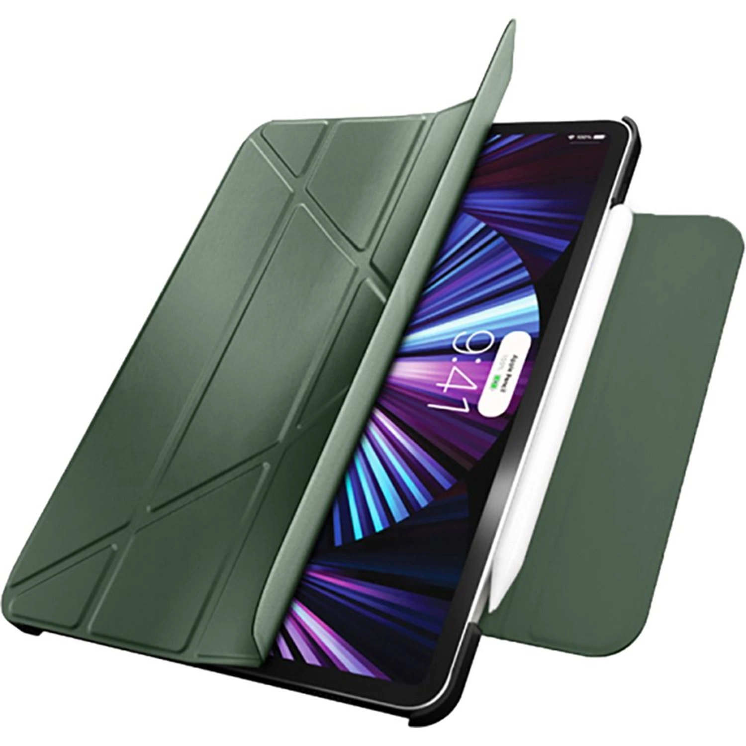 Tri-fold Folio Case with Pencil Slot for iPad 10.2-inch