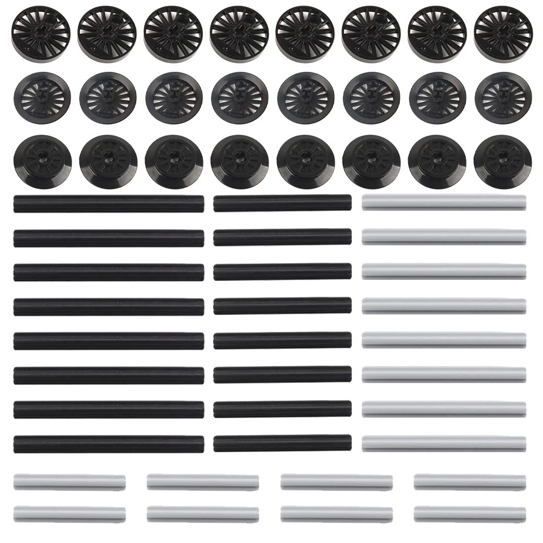 ClearEdge Train Wheel Cross Axle Refit Set - 56Pcs
