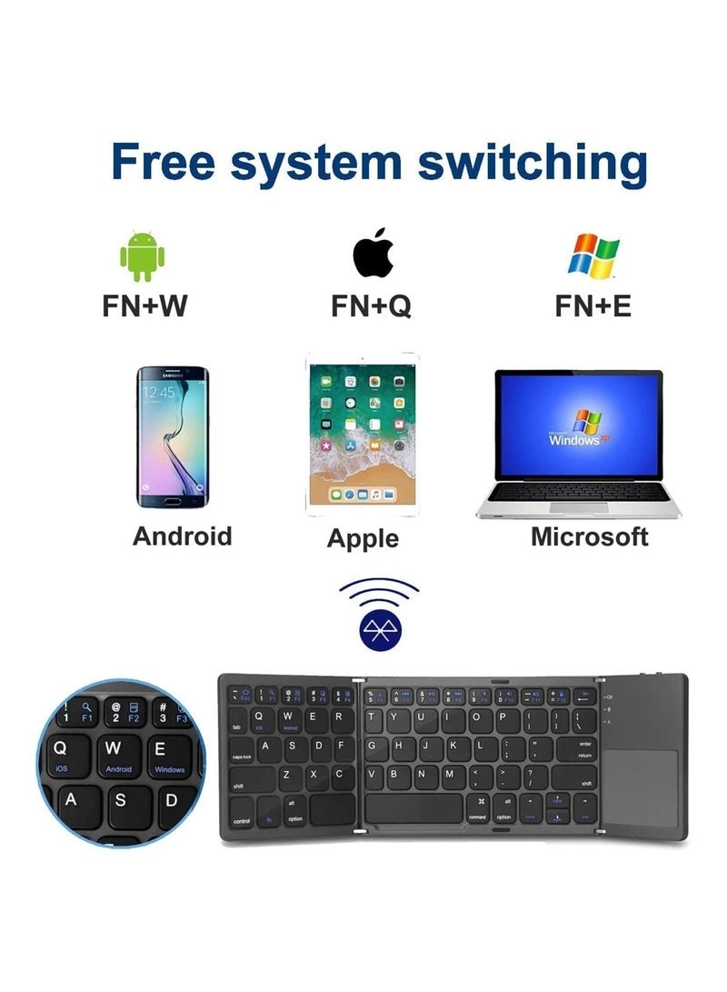 Foldable Bluetooth Keyboard - Wireless