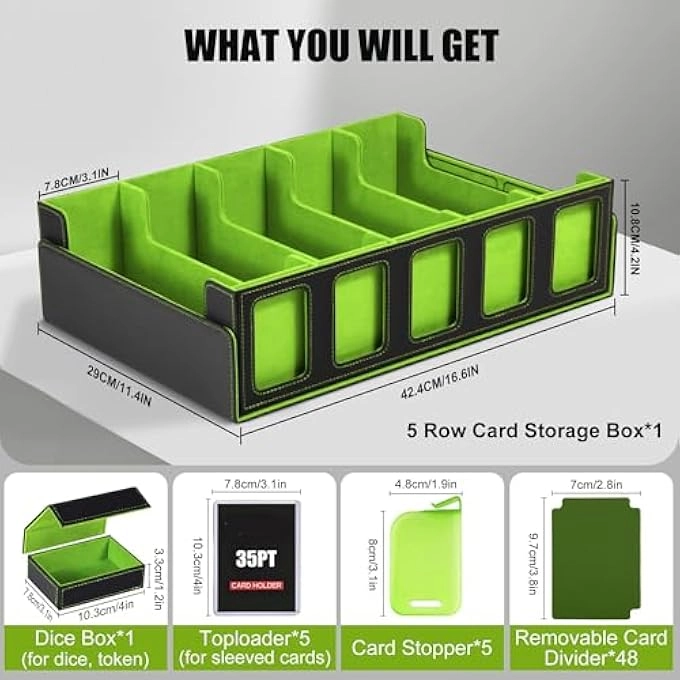 Trading Card Storage Box - 3900+ Cards