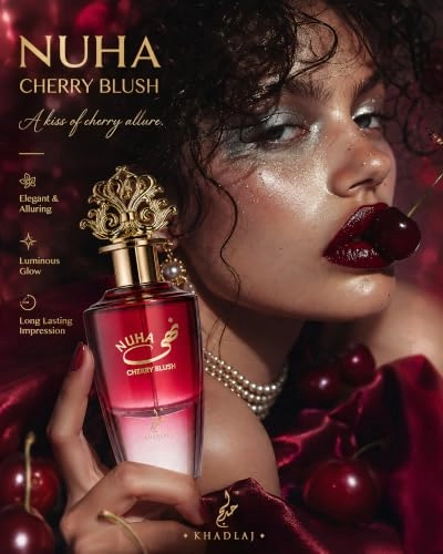 Nuha Cherry Blush Eau de Parfum - 3.4 Fluid Ounces