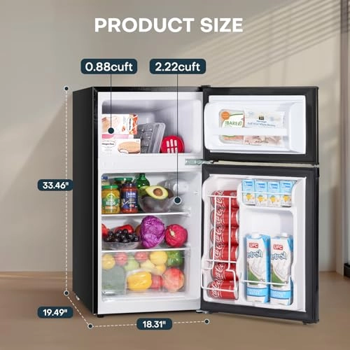 Mini Double Door Refrigerator