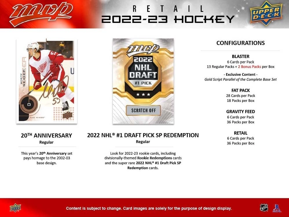 NHL 2022-23 MVP Blaster Box - 15pcs
