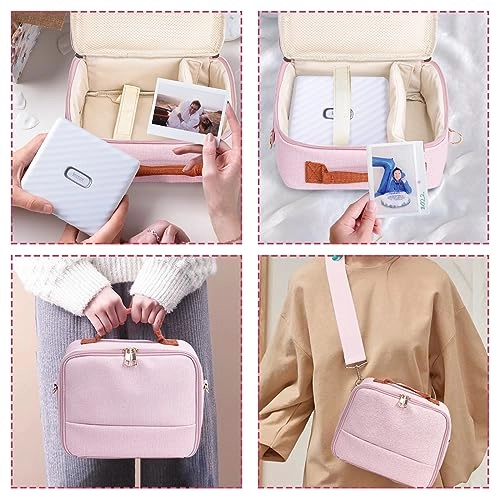 Case - Magic Pink + Adjustable strap + Photo album + Four-color filter + Frame sticker + Camera sticker + Selfie mirror