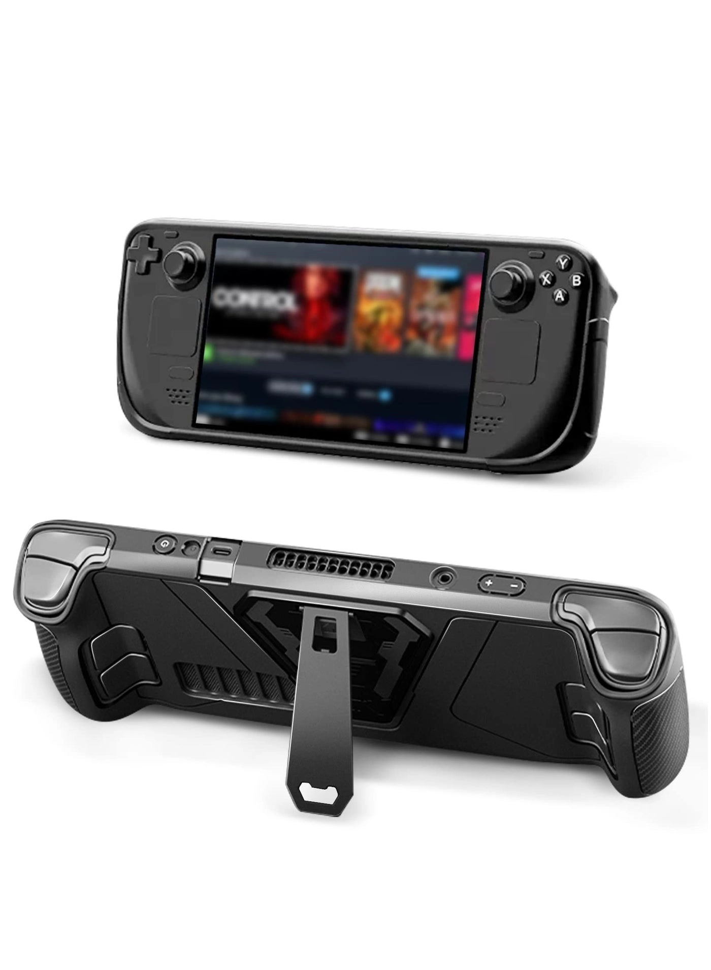 SOLARAE Protective Case for Steam Deck - Kickstand TPU Anti-Slip