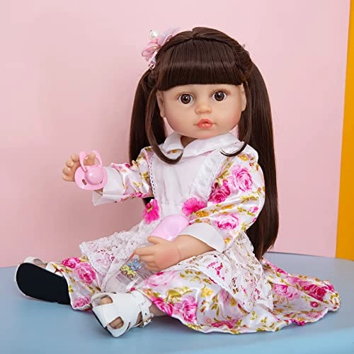 Reborn Baby Doll - 22 Inch Silicone Baby Girl Ages 3+