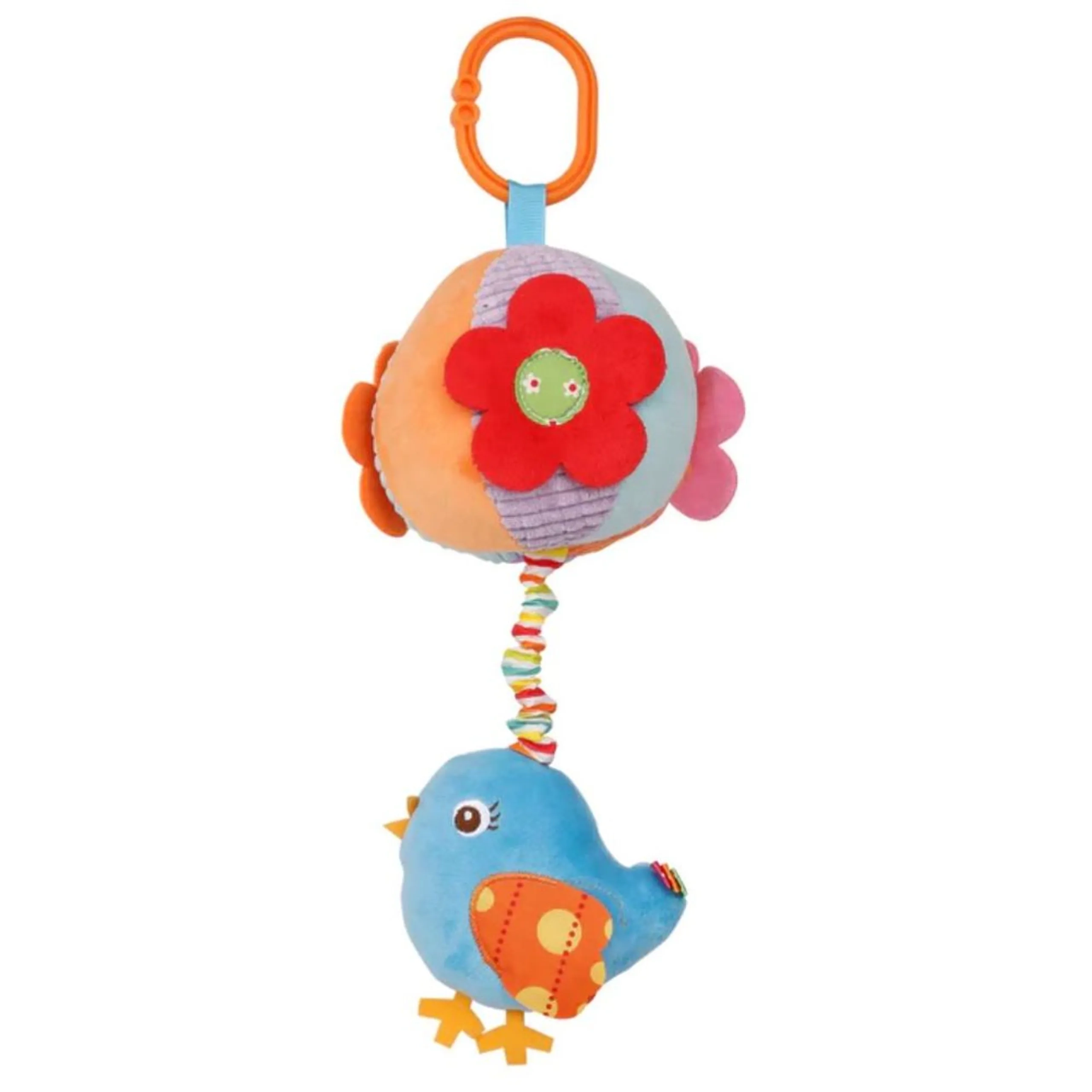 Little Angel Baby Stroller Plush Hanging Mobile Rattle Toy - Suitable for 3 months and above