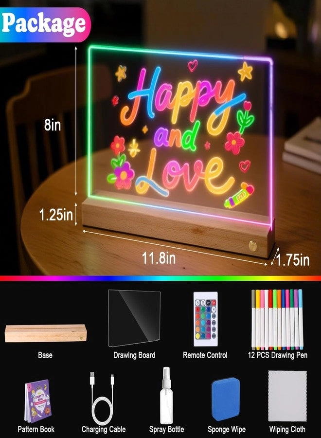 LED Light Up Drawing Board for Kids - 12 pcs