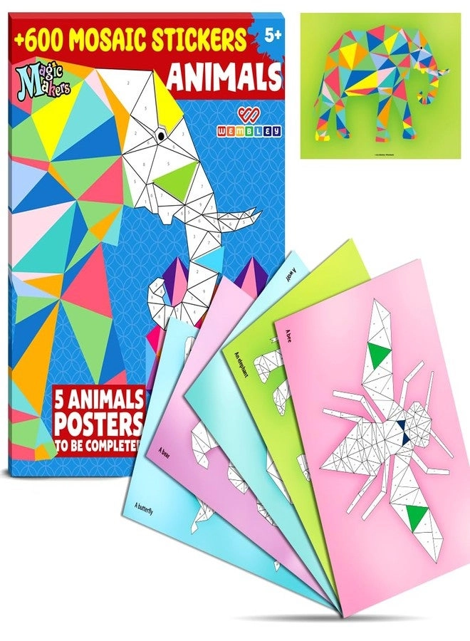 Wembley Animal Mosaic Activity Sticker Book 600 pcs
