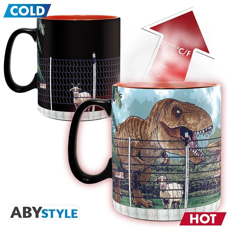 Jurassic Park Gate Mug - Heat Change 460 ml
