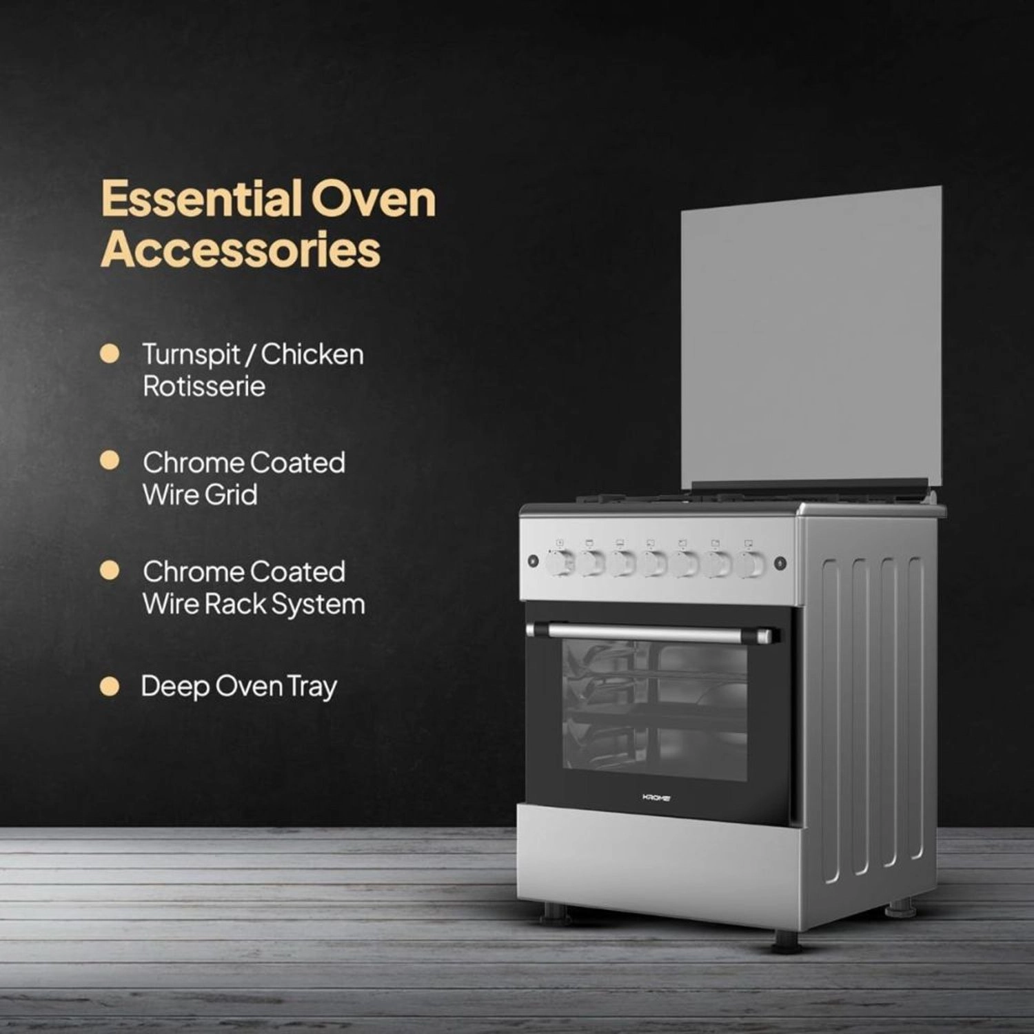 KR-CR 6061FE GAS Cooker