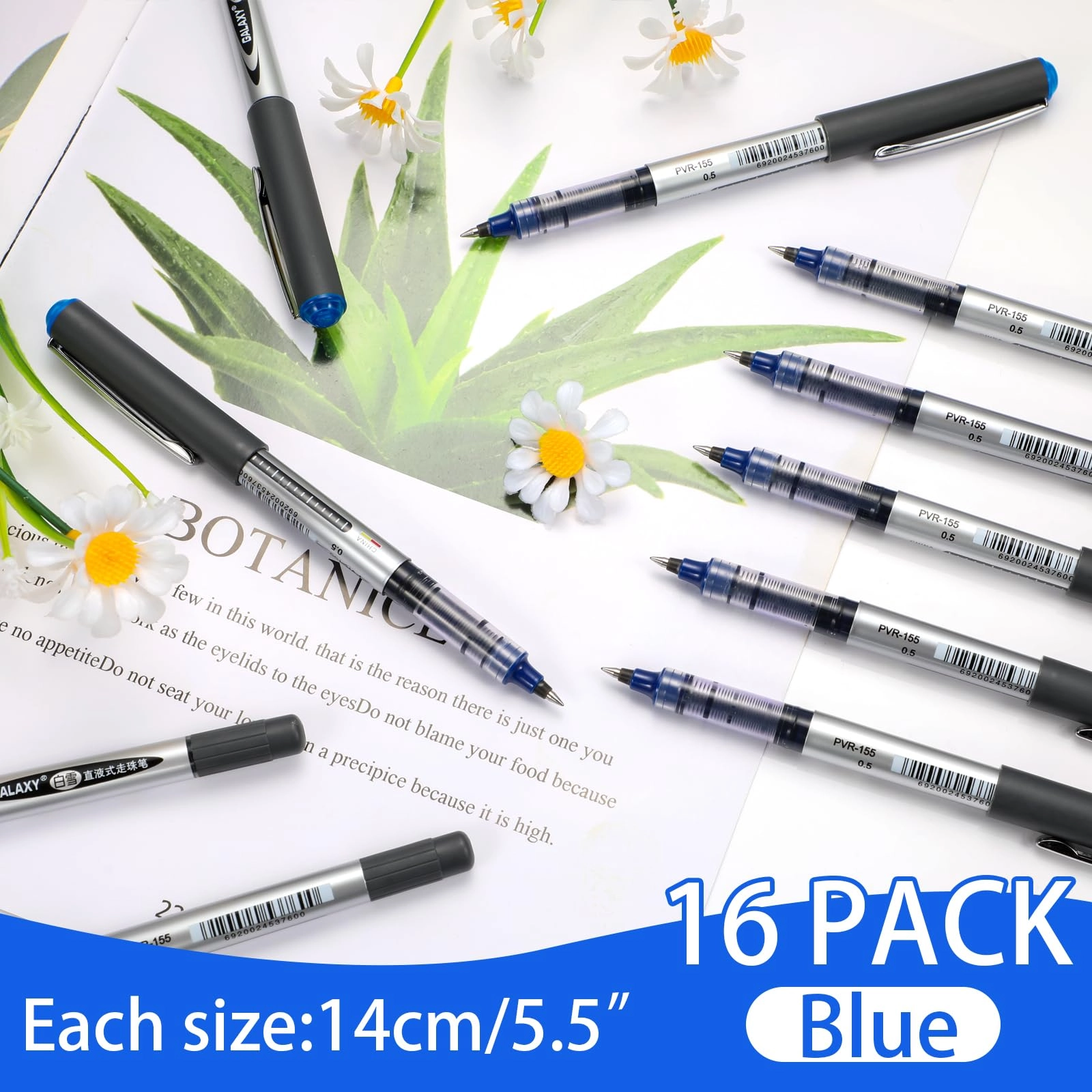 Gel Pens - 16 Pack 0.5mm