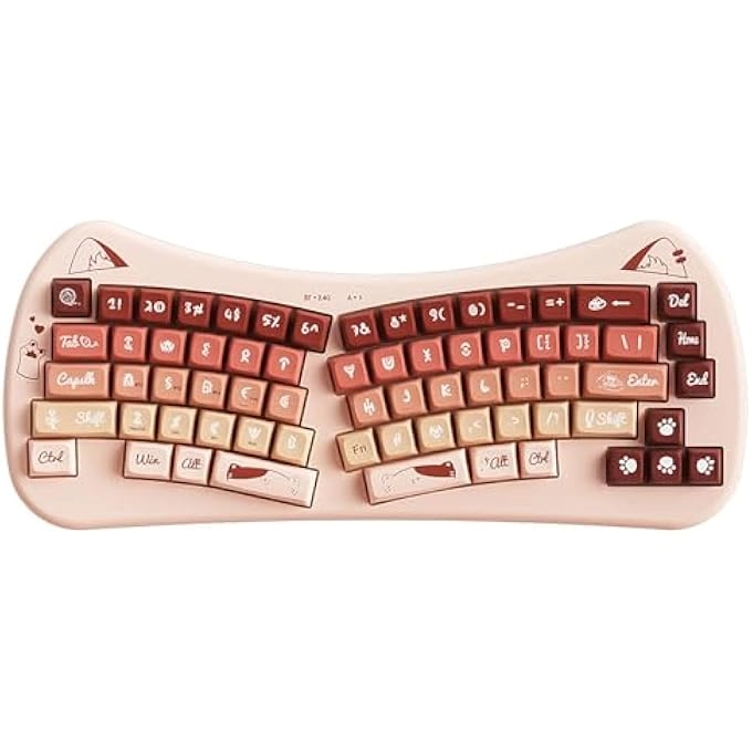 rayihni BOW AESTHETIC ERGONOMIC KEYBOARD - AL Wired/Wireless