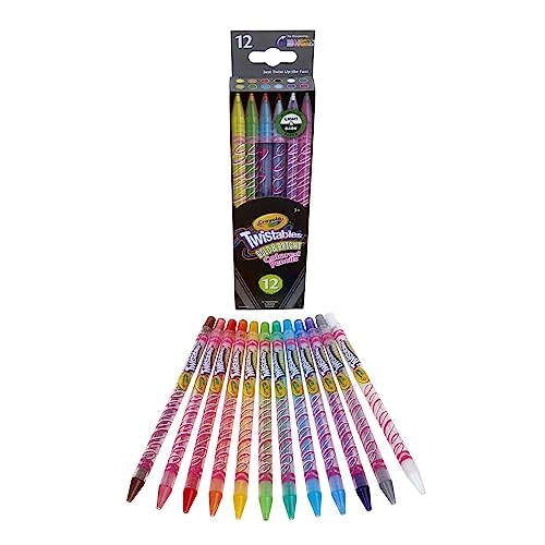 Twistables Crayon Pencils - Bold & Bright - 12 Pcs