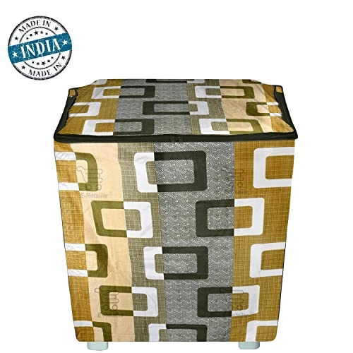 PVC Waterproof Front Load Washing Machine Cover - 5KG to 7.5KG Blue