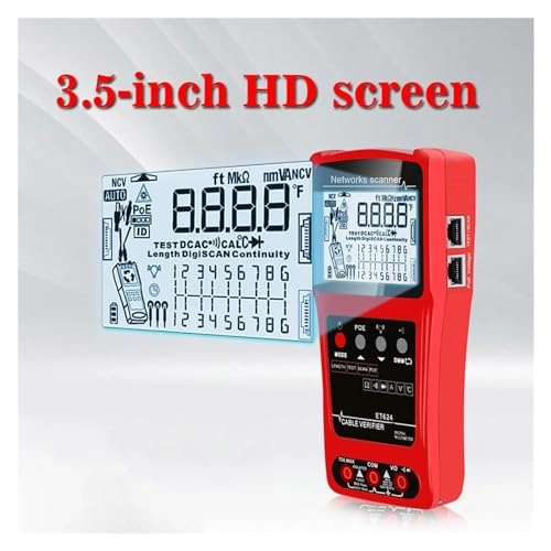 Network Cable Tester - 3in1 Multimeter Visual Fault Locator