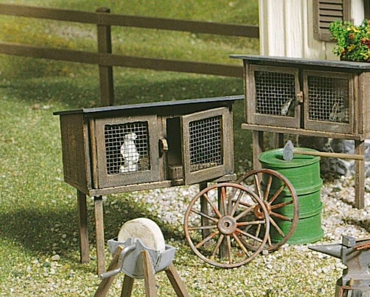 FALLER Rabbit Stall Model Kit (333209) - G Scale