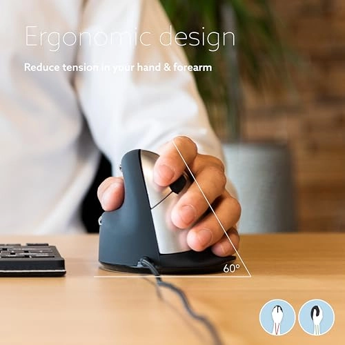 HE Vertical Ergonomic Mouse - USB