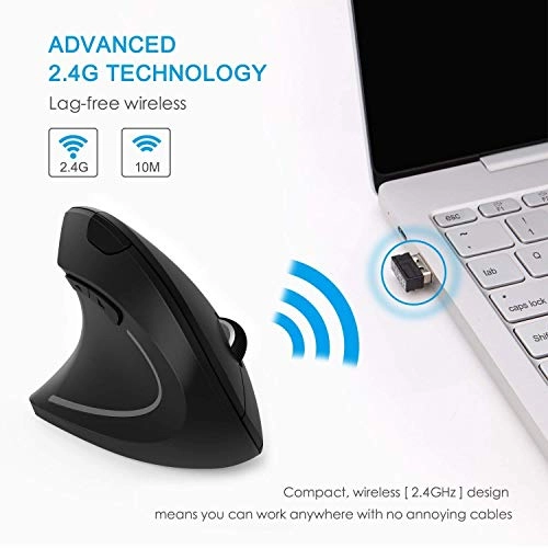 Vertical Ergonomic Mouse - USB