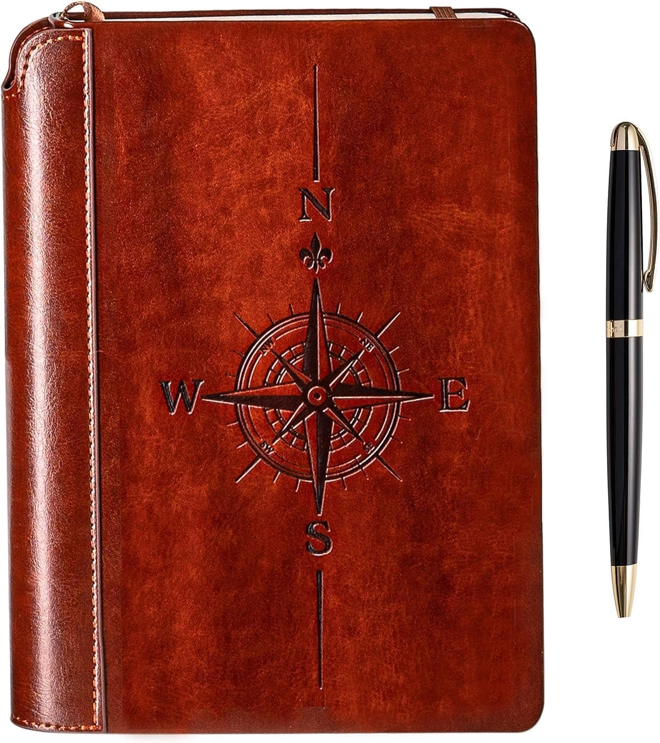 Compass Journal A5 Hardcover - Lined 192 Pages Gift Set