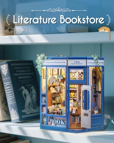 Book Nook - Miniature House Wooden 3D Puzzle