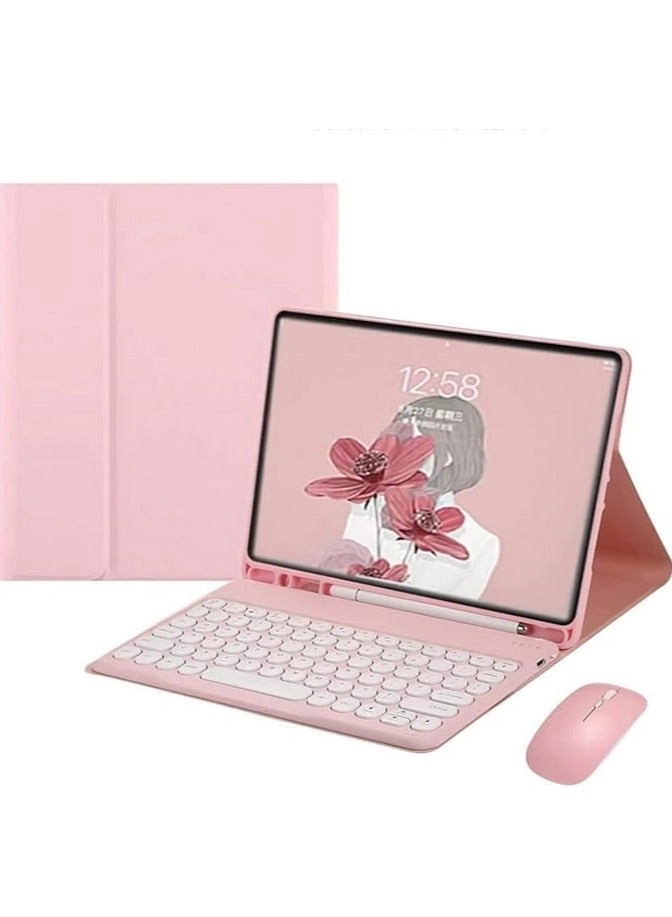 erorex Keyboard Case with Pencil Holder and Bluetooth Mouse for Galaxy Tab S9 FE 11-inch (2023)