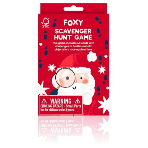 Scavenger Hunt Game Cards - 48 pieces English 3 years and up