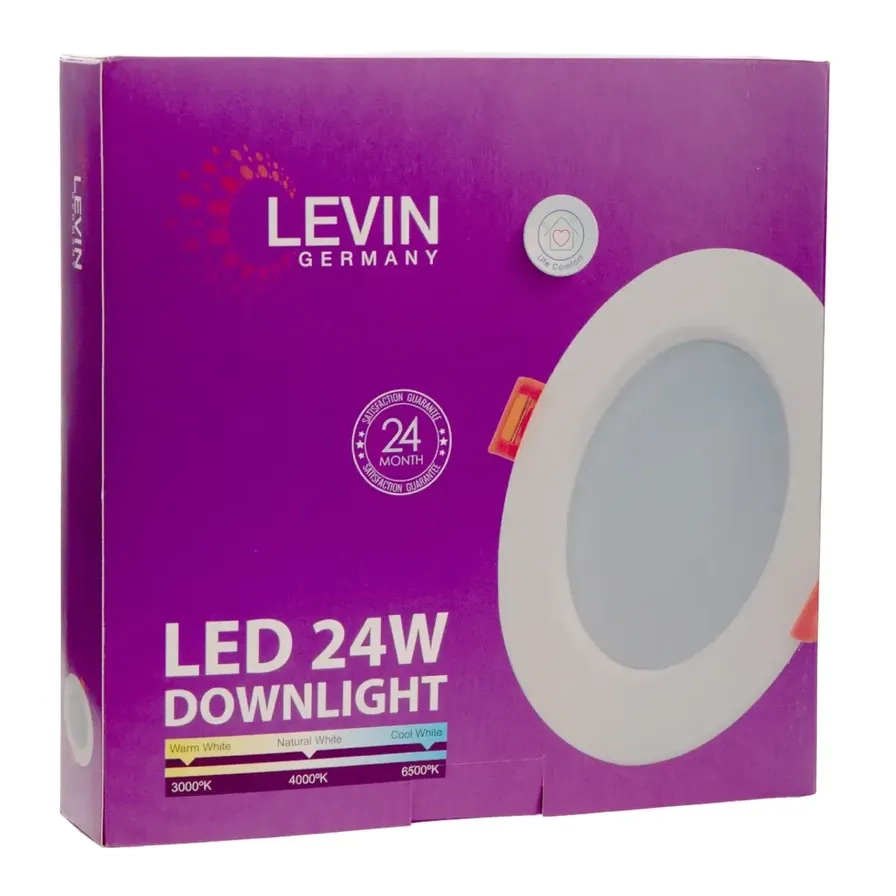 Levin LED Recessed Downlight - 6500 K