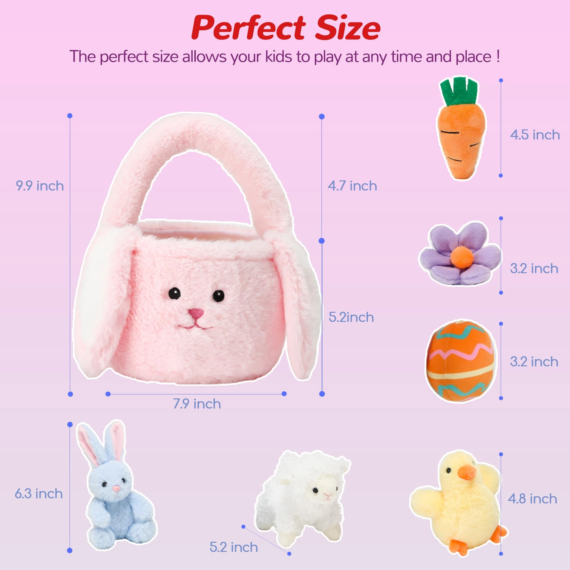 Easter Basket Eggs Playset