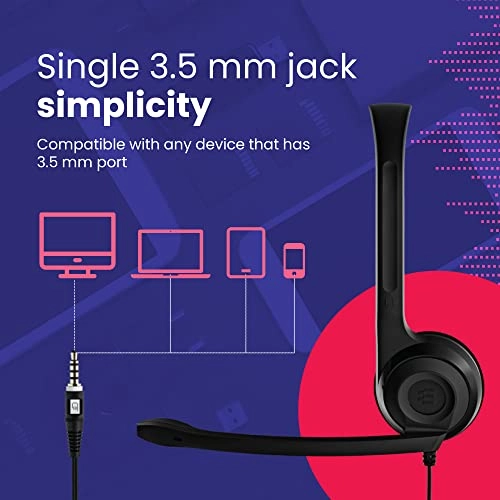 EDU 10 - Wired Headset 10 pack + Microfiber Cloth