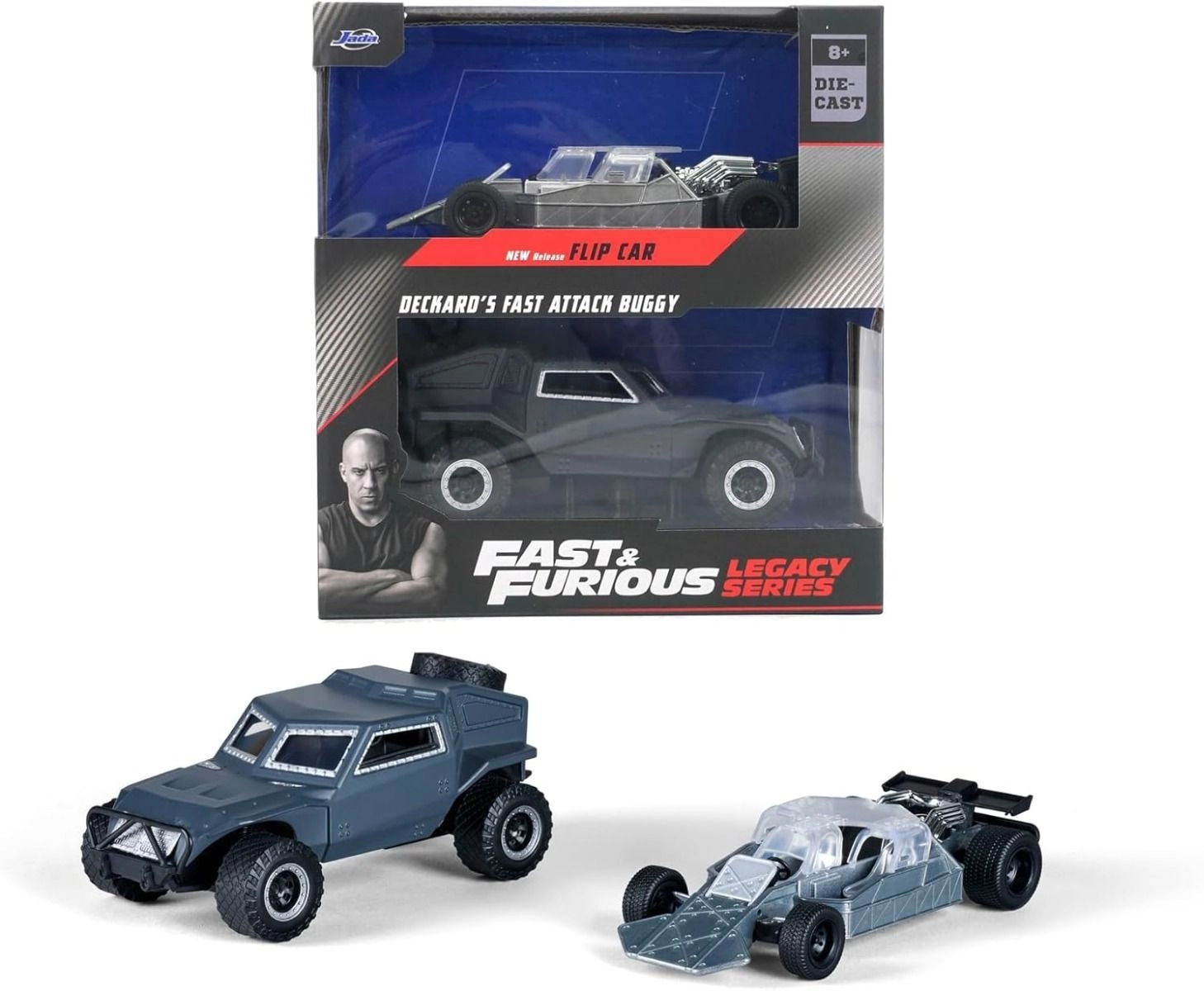 Jada flip car - 1:32 + Deckard's fast attack buggy