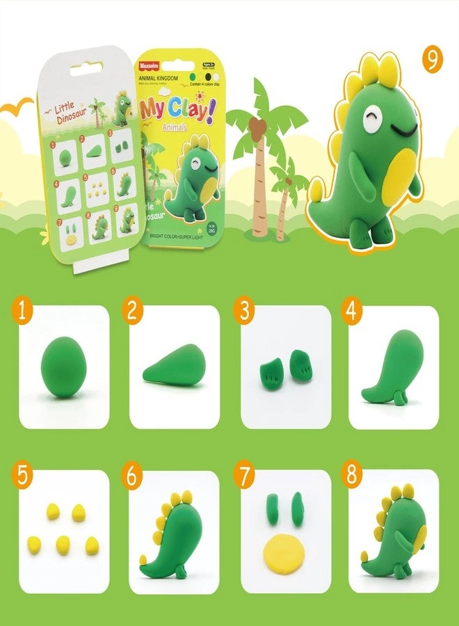 Air Dry Clay - 8 Sculpting Tools Clear Acrylic Sheet 12pcs.