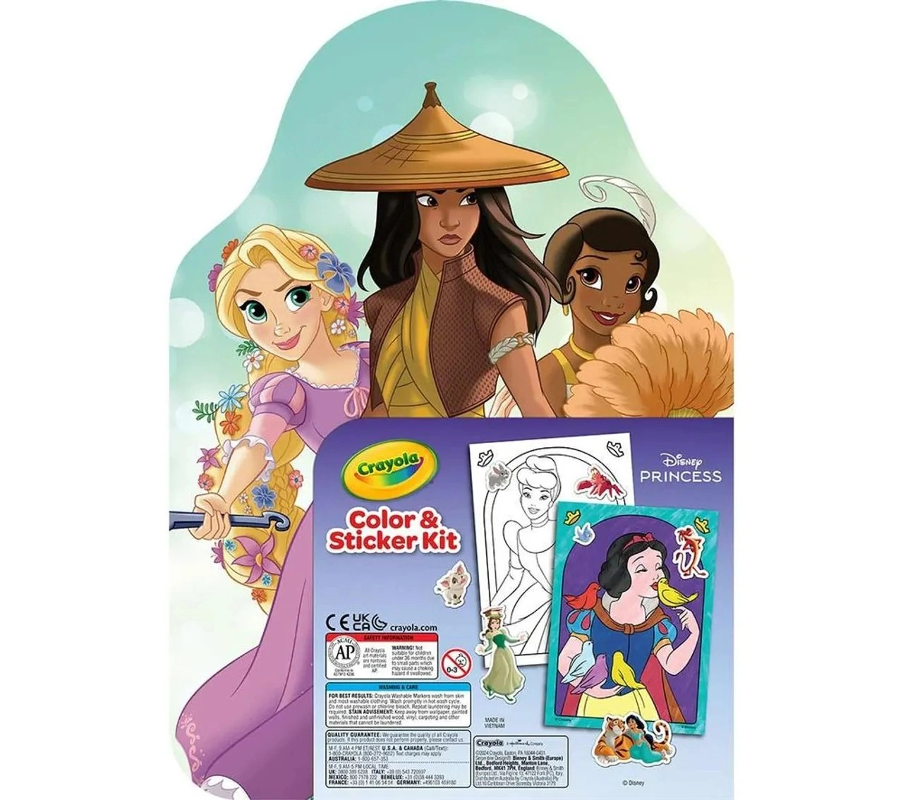 Disney Princess Color And Sticker Activity Set - 3+ years