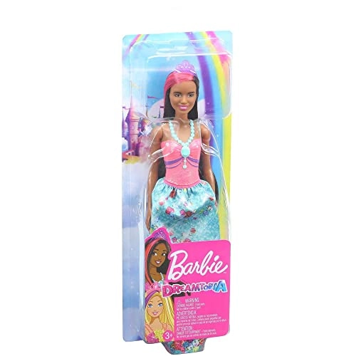 Barbie Dreamtopia - 12-inch Brunette with Pink Hairstreak Ages 3+