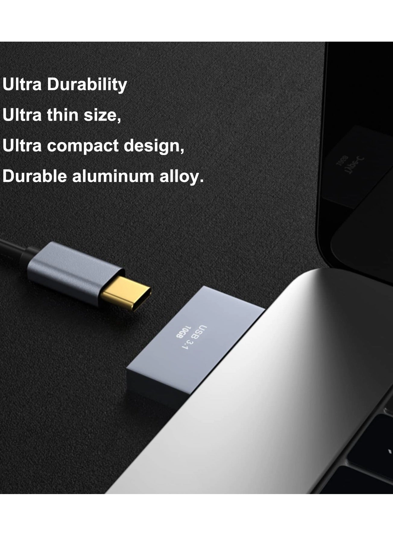 USB C to Dual USB A adapter + USB C to USB C and USB A adapter