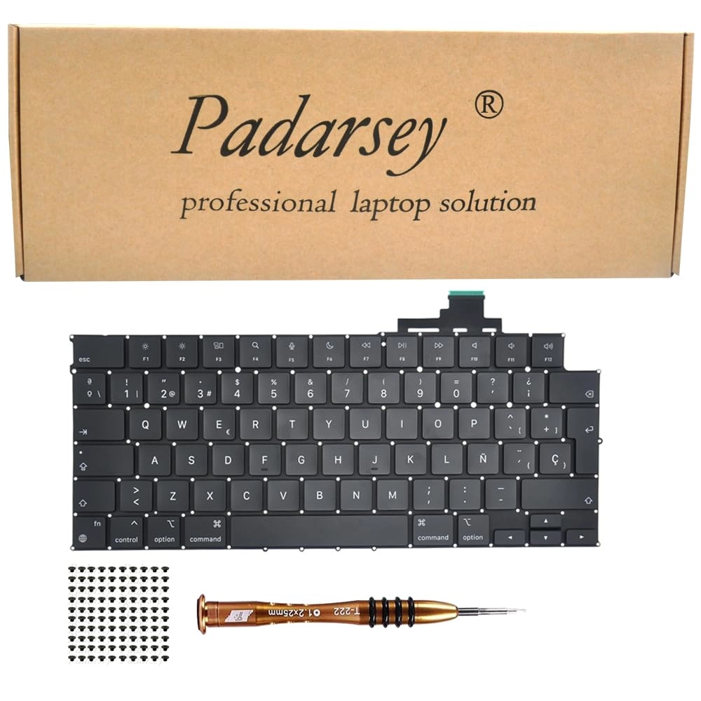 Pardarsey Teclado - ES + Screws + Screwdriver