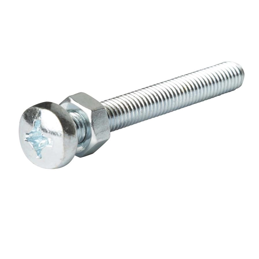 Diall Machine Screw & Nut - 70 mm M5 Pack