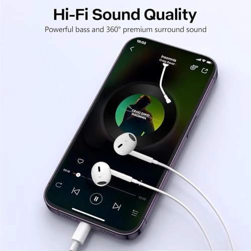 Earphones for iPhone Wired Earbud Pack