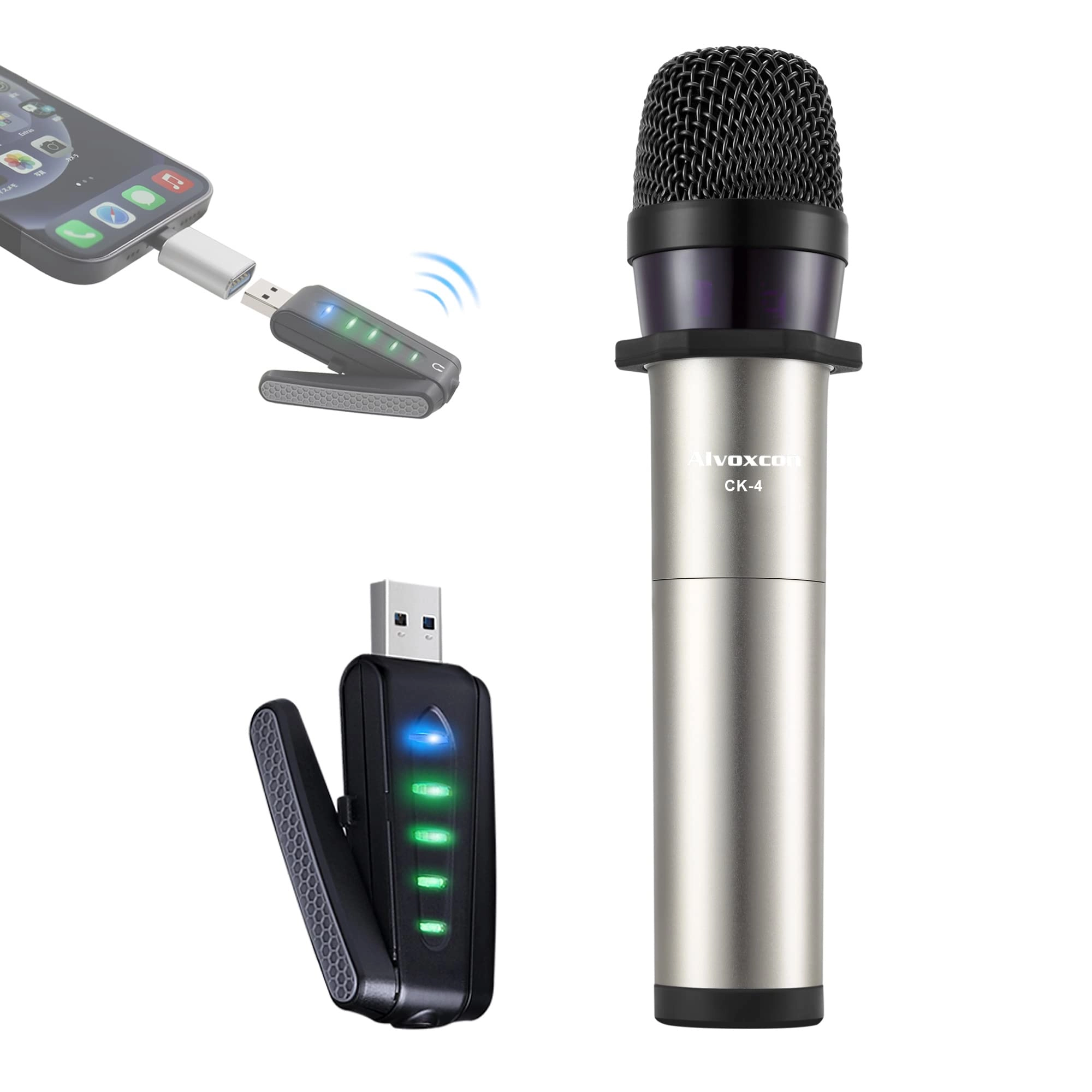 Alvoxcon UM410PRO-SP USB+Wireless Microphone