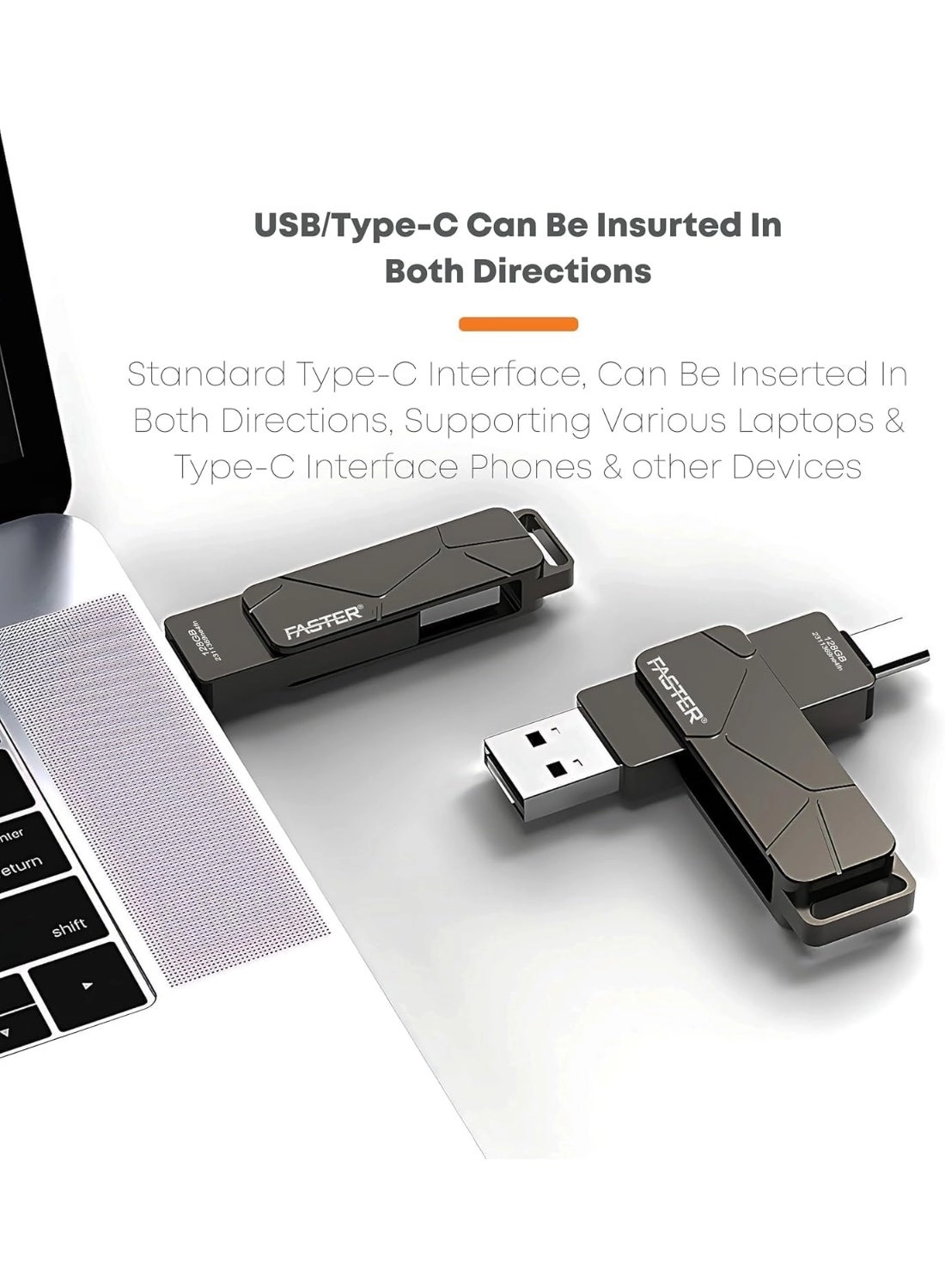 Dual OTG USB Type-C Flash Drive - USB 3.1 512GB