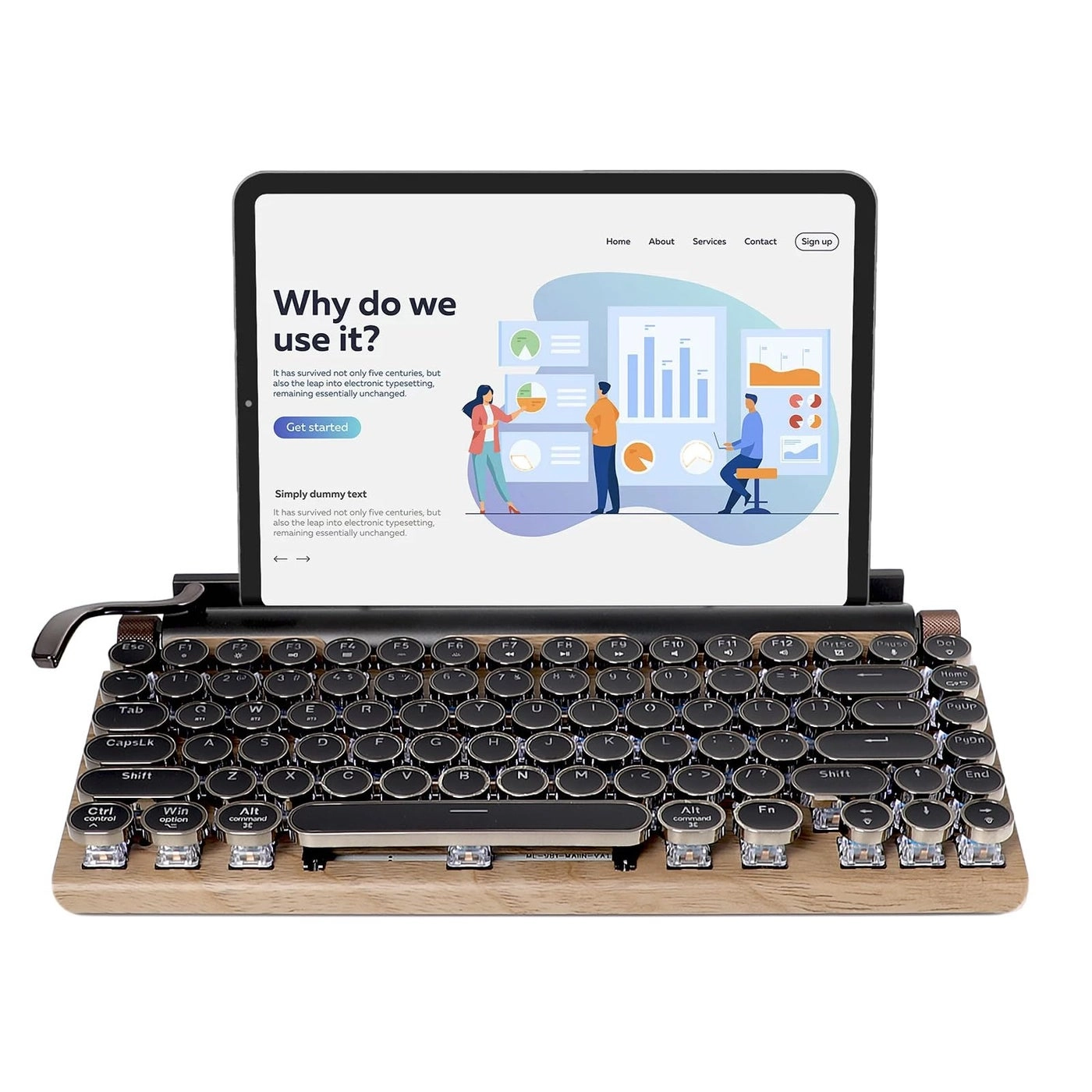 GUAZI STORE Mechanical Keyboard - Wireless