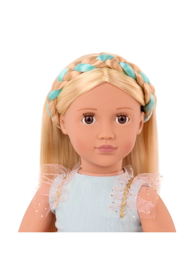 Poppy Fashion Doll Playset - 18-inch Blonde Hair Ages 3+