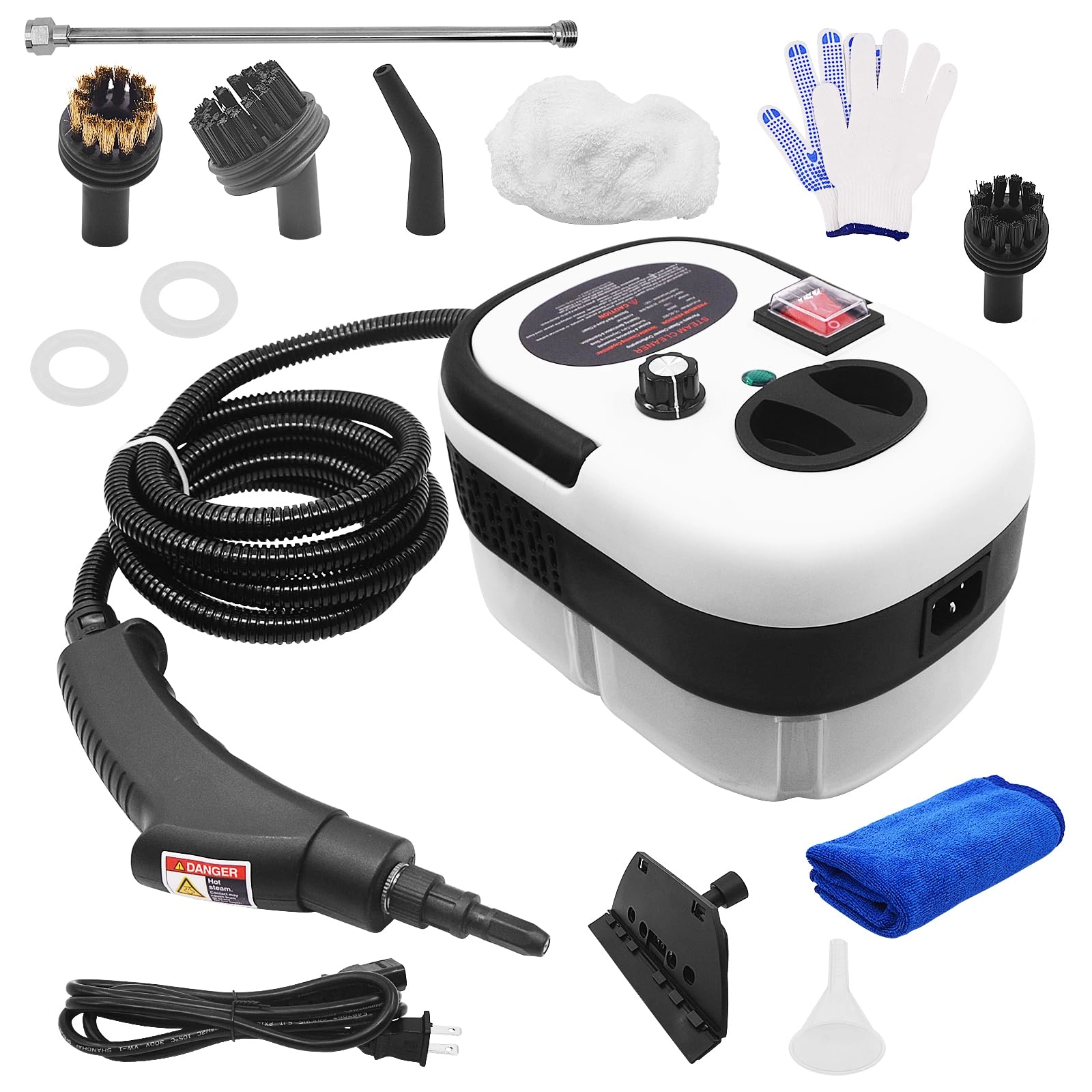 YXQ Handheld Steam Cleaner - 3 Bar 40 fl.oz/1200ml