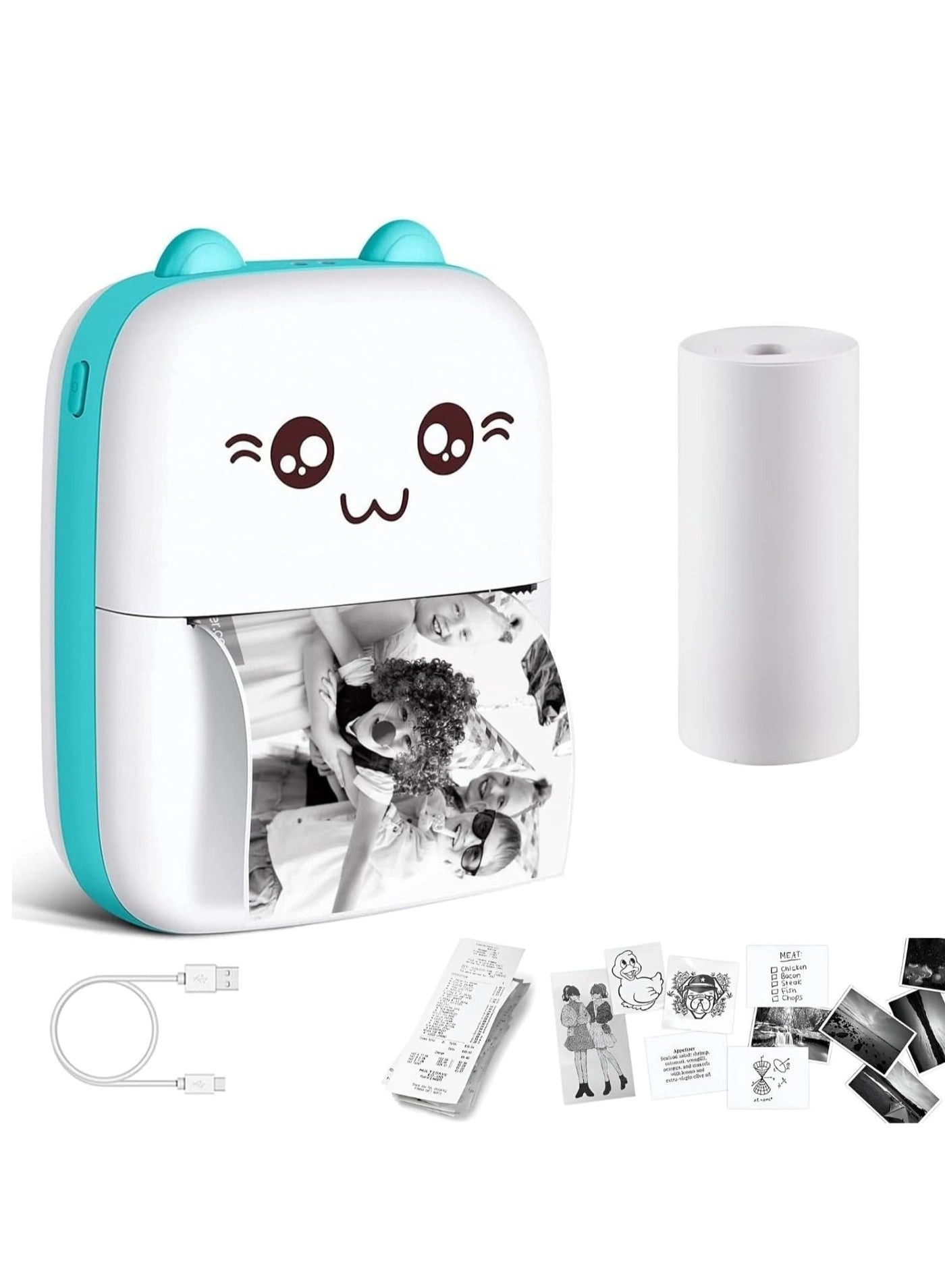 Label Maker Mini Photo Printer - thermal 200 DPI