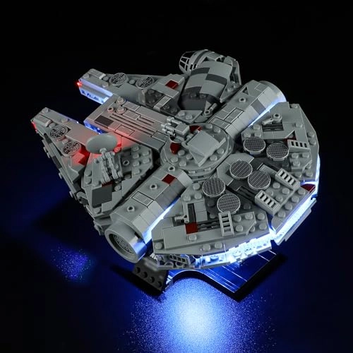 LED Lighting Kit - Compatible with 2024 Millennium Falcon Star Wars 75375 Model USB or battery