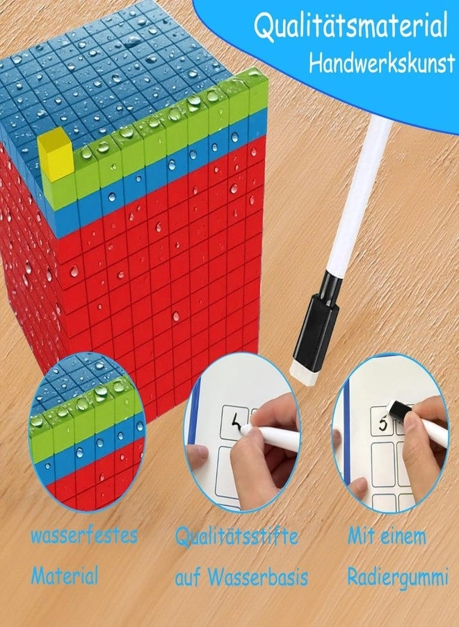 Base Ten Blocks - Kindergarten 1st-3rd Grade 137 pieces
