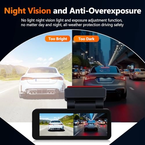 Dual Front and Rear Dashcam - 3840*2160 2K