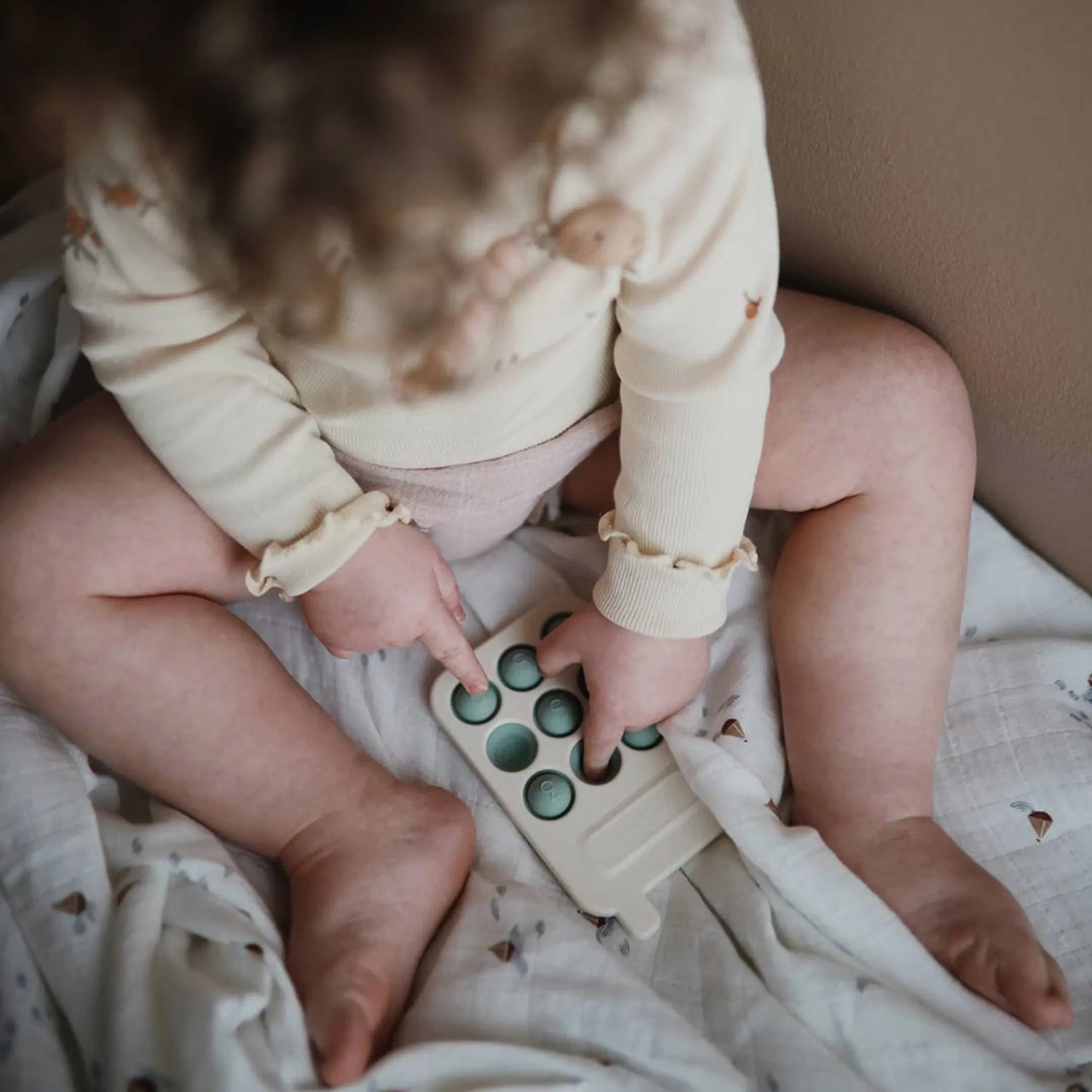 Mushie Phone Press Toy - 6 months+